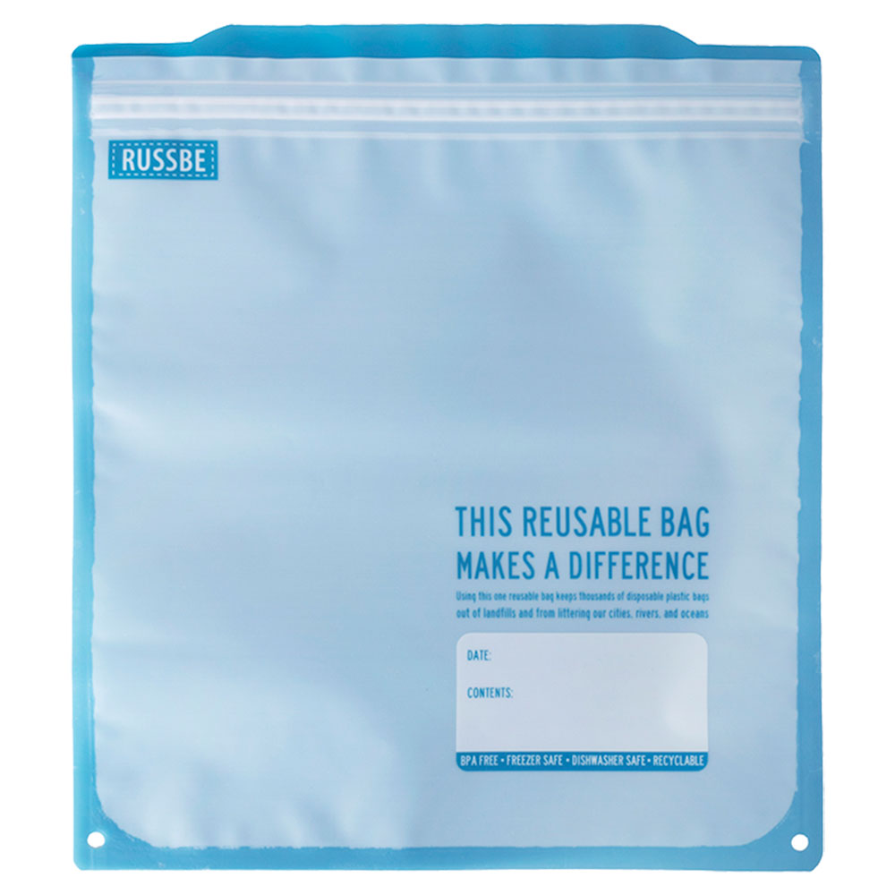 Sacos de declaração reutilizáveis de Russbe 8pcs (azul)