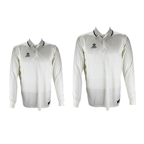 BAS Cricket Long Sleeve Shirt (Cream)