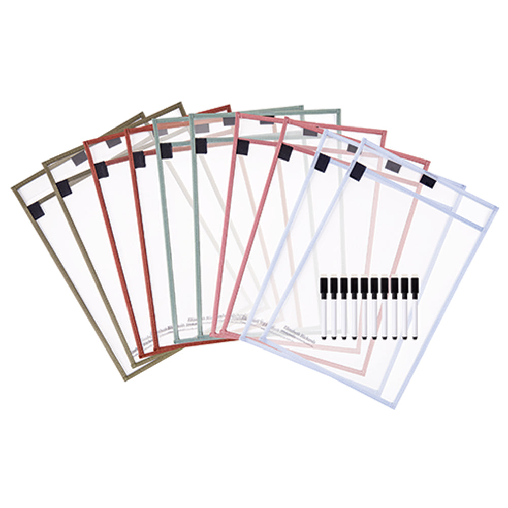 A4 Colours of Australia Write N Wipe Paper Saver Sleeves (Pack of 5)