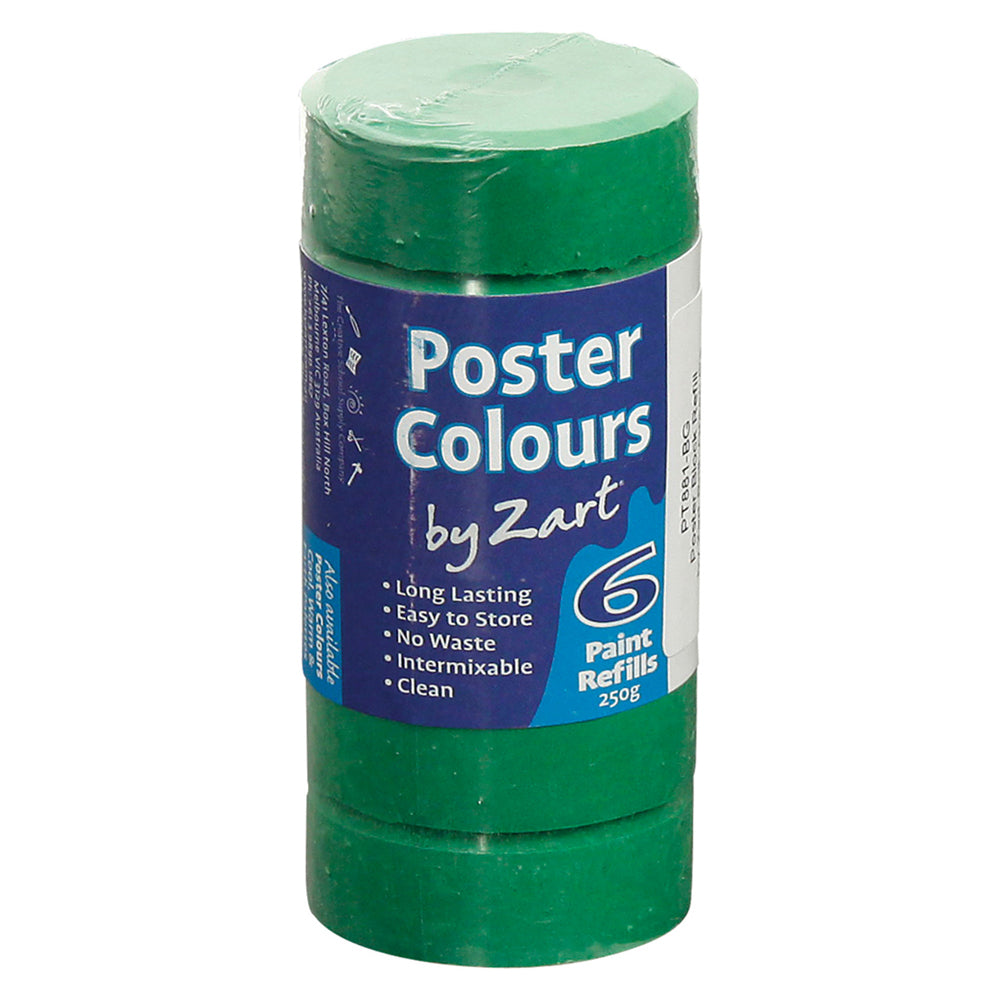 Zart Poster Colours Refill 6pcs