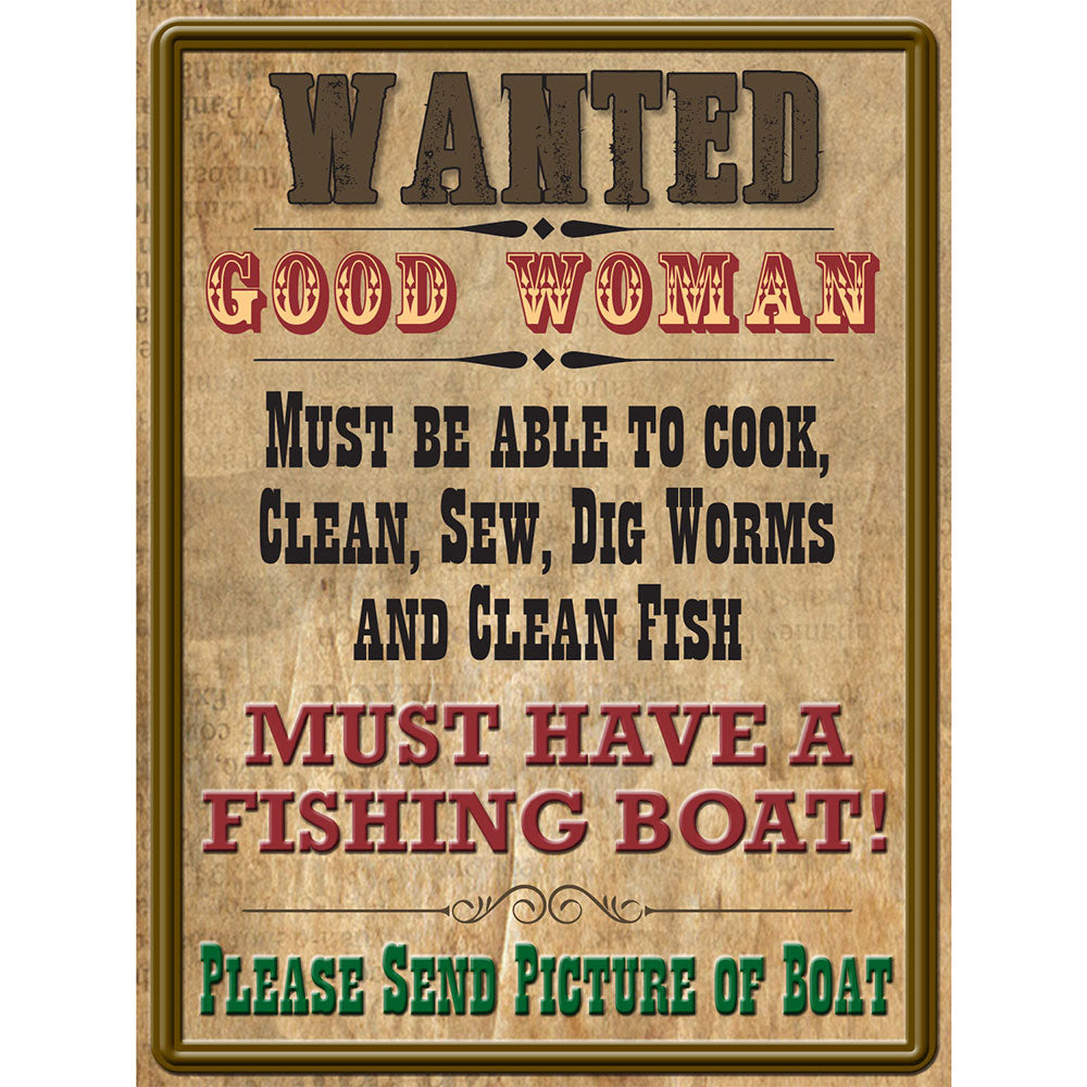 Segno di latta in acciaio pesante (30x40cm)