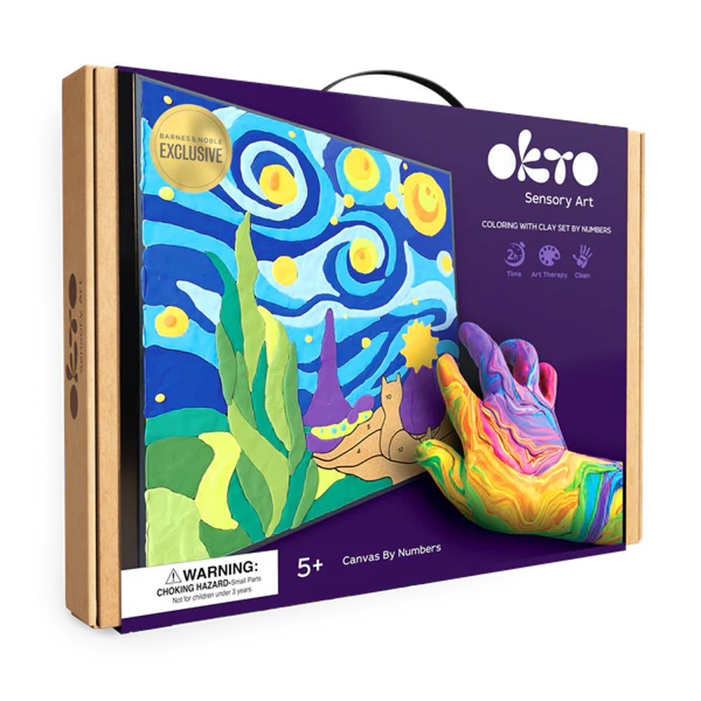 Paints By Number with Clay Kit