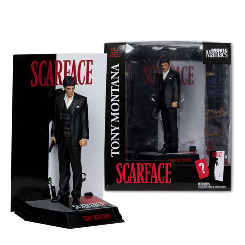 Scarface Tony Montana Movie Maniacs 6" Figure
