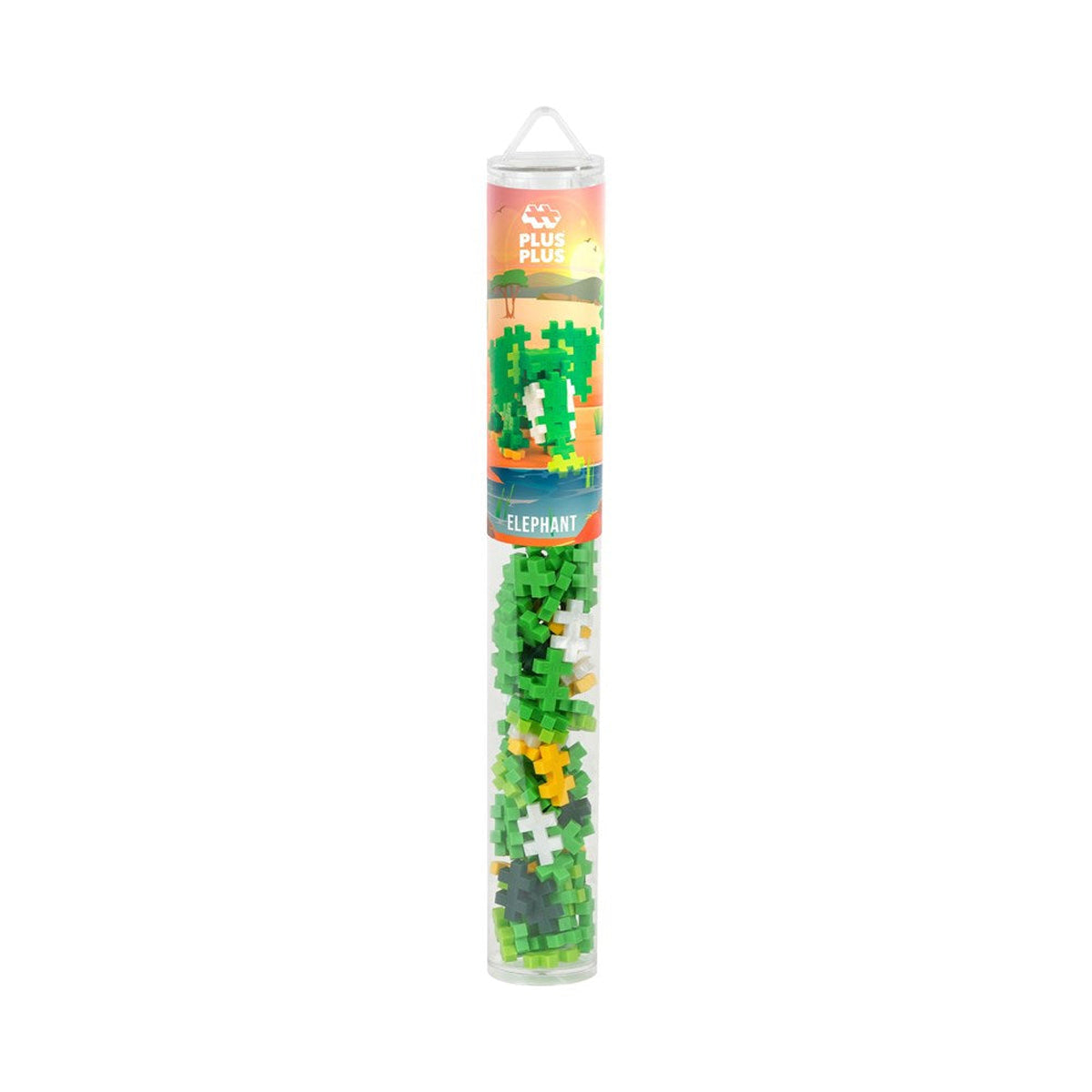 Plus-Plus Elephant Building Blocks Tube 100pcs
