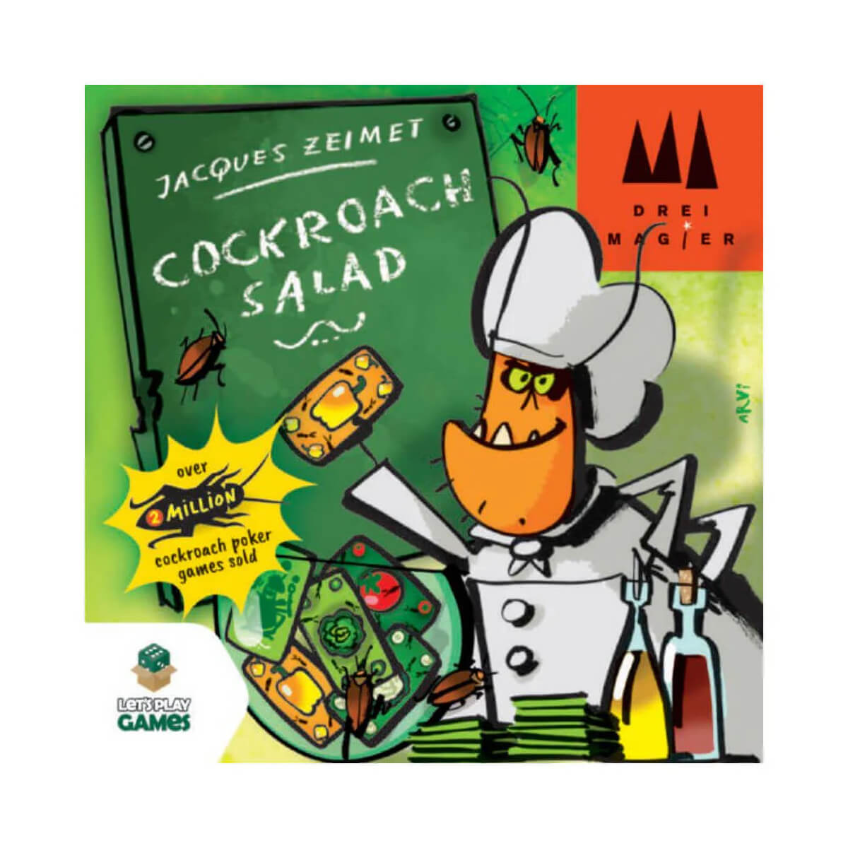 Kakkerlak salade (Kaker Laken Salat) bordspel