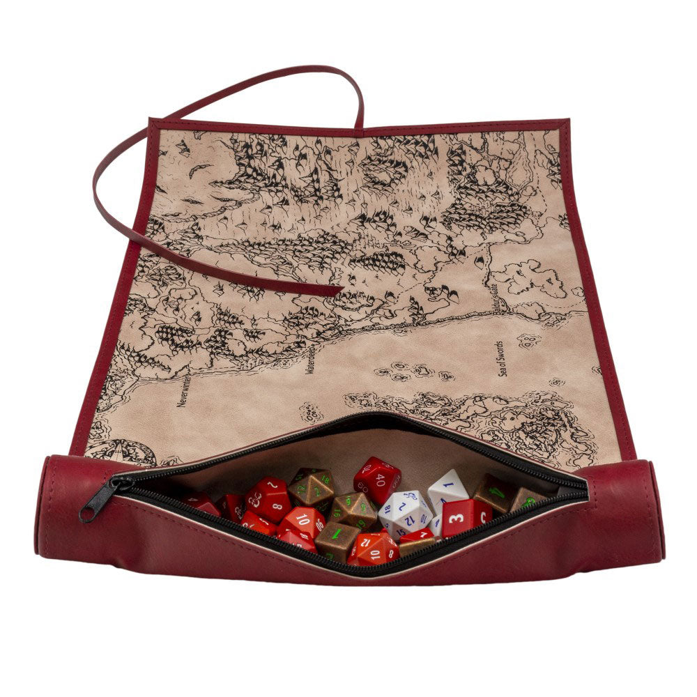 Ultra Pro Dungeons and Dragons Sword Coast Dice Scroll Map