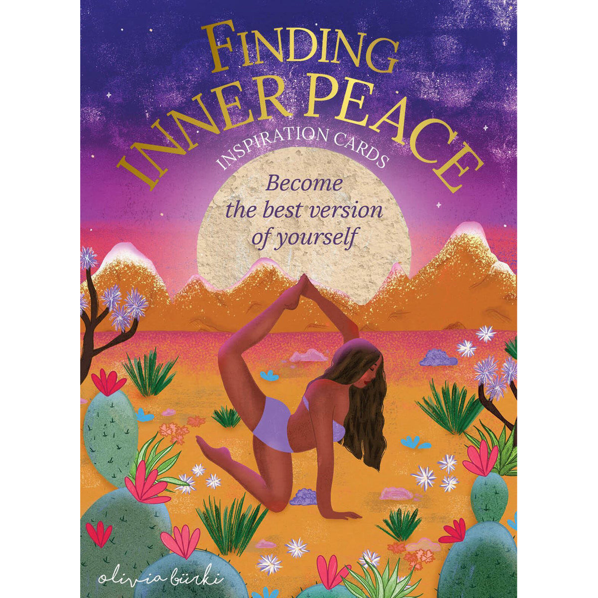 Finding Inner Peace Inspiration Cards: Become Your Best Self