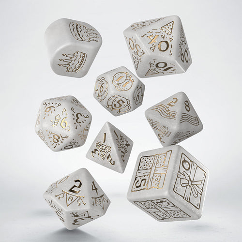 Happy Birthday Q WORKSHOP 20 Years Dice Set