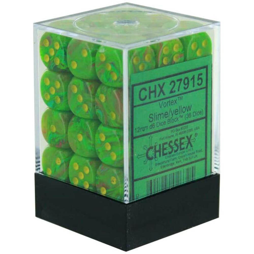 D6 DICE VORTEX 12MM (36 DICE)