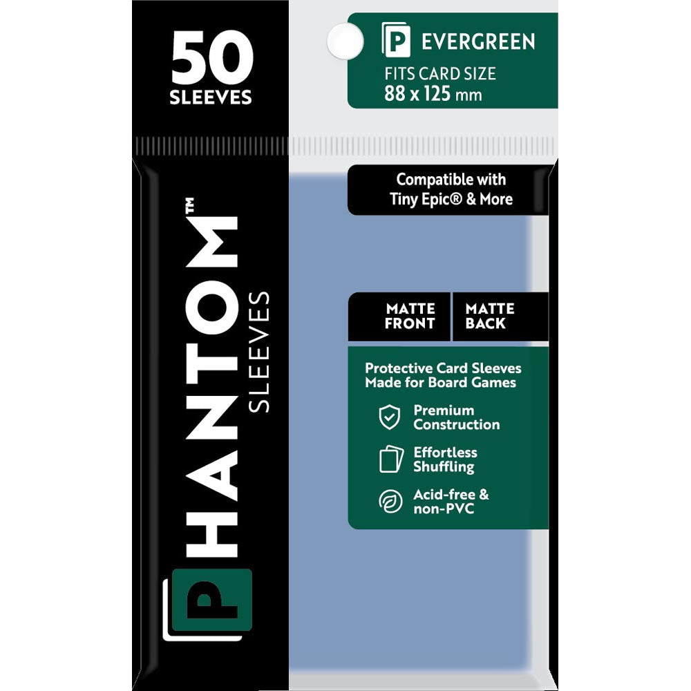 Evergreen Phantom Sleeves 50pcs(88x125mm)