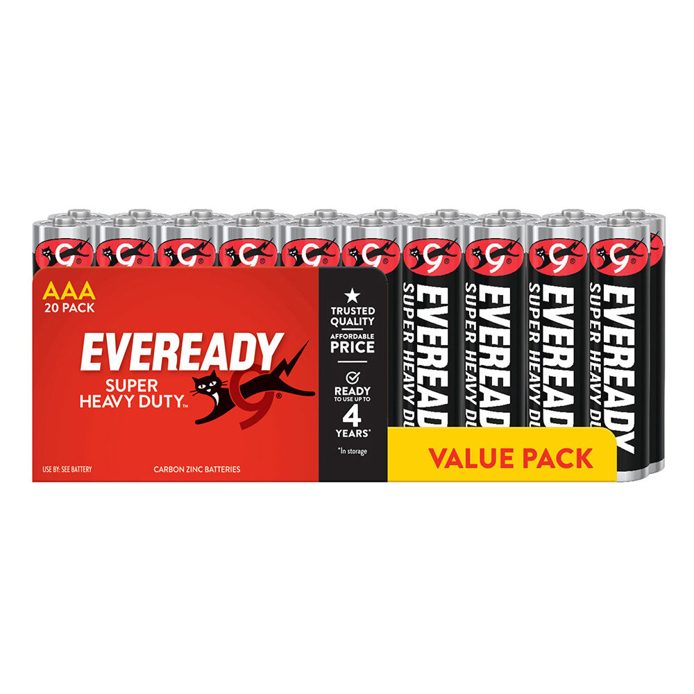 Eveready Super Heavy Duty Battery 20PCS(黒)