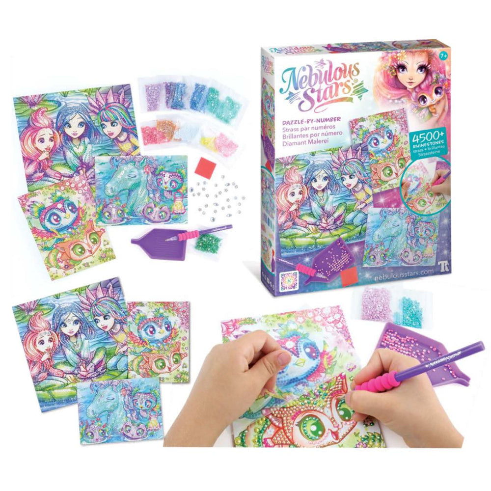 Nebulous Stars Rainbow Dazzle-by-Number