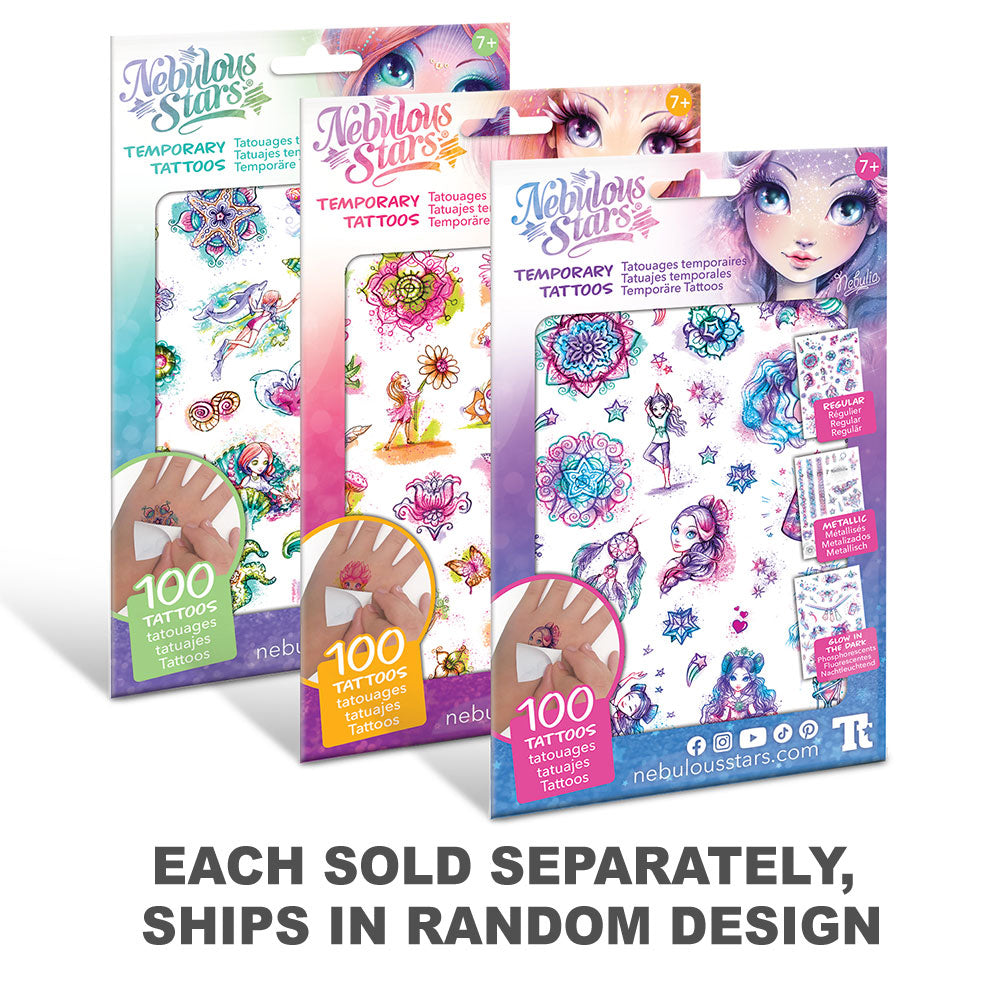 Nebulous Stars Temporary Tattoos