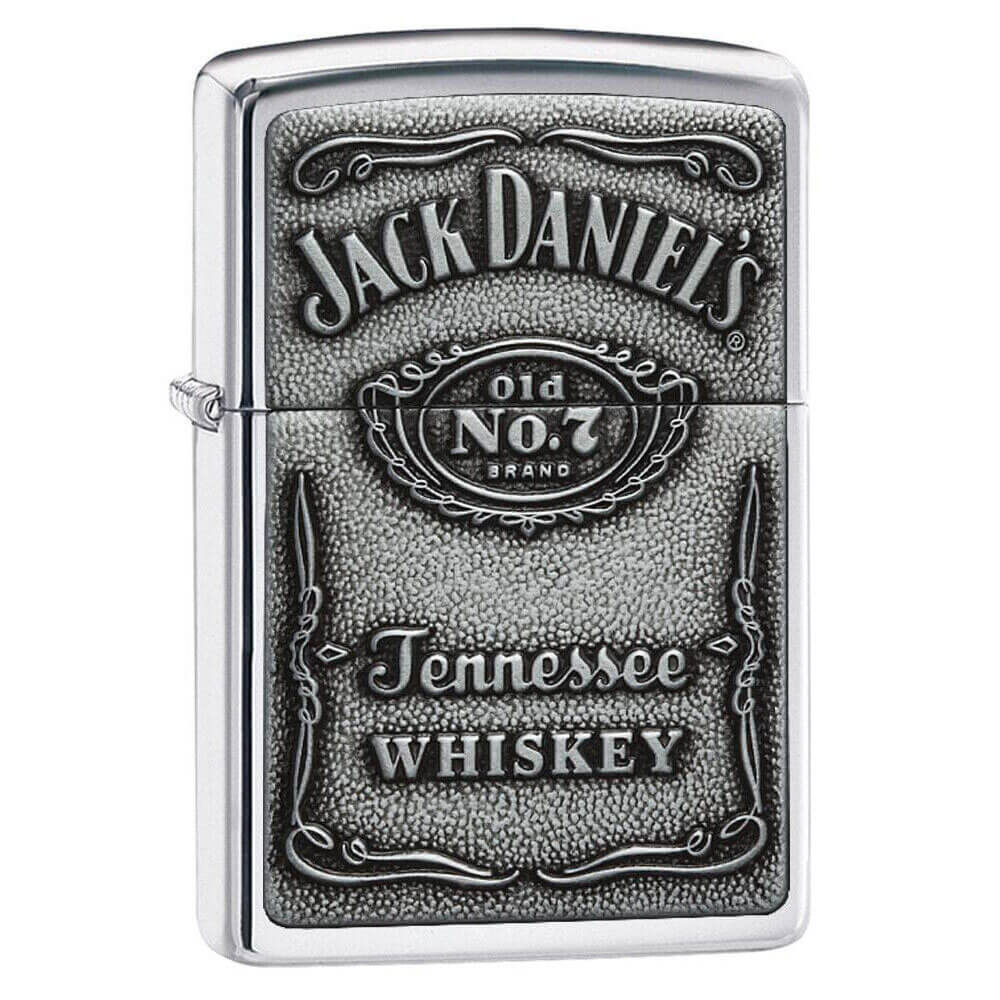 Jack Daniels Label Chip High Polish Feuerzeug