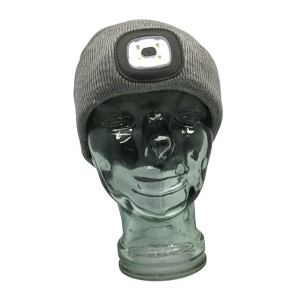 Mütze mit wiederaufladbarer LED-Stirnlampe