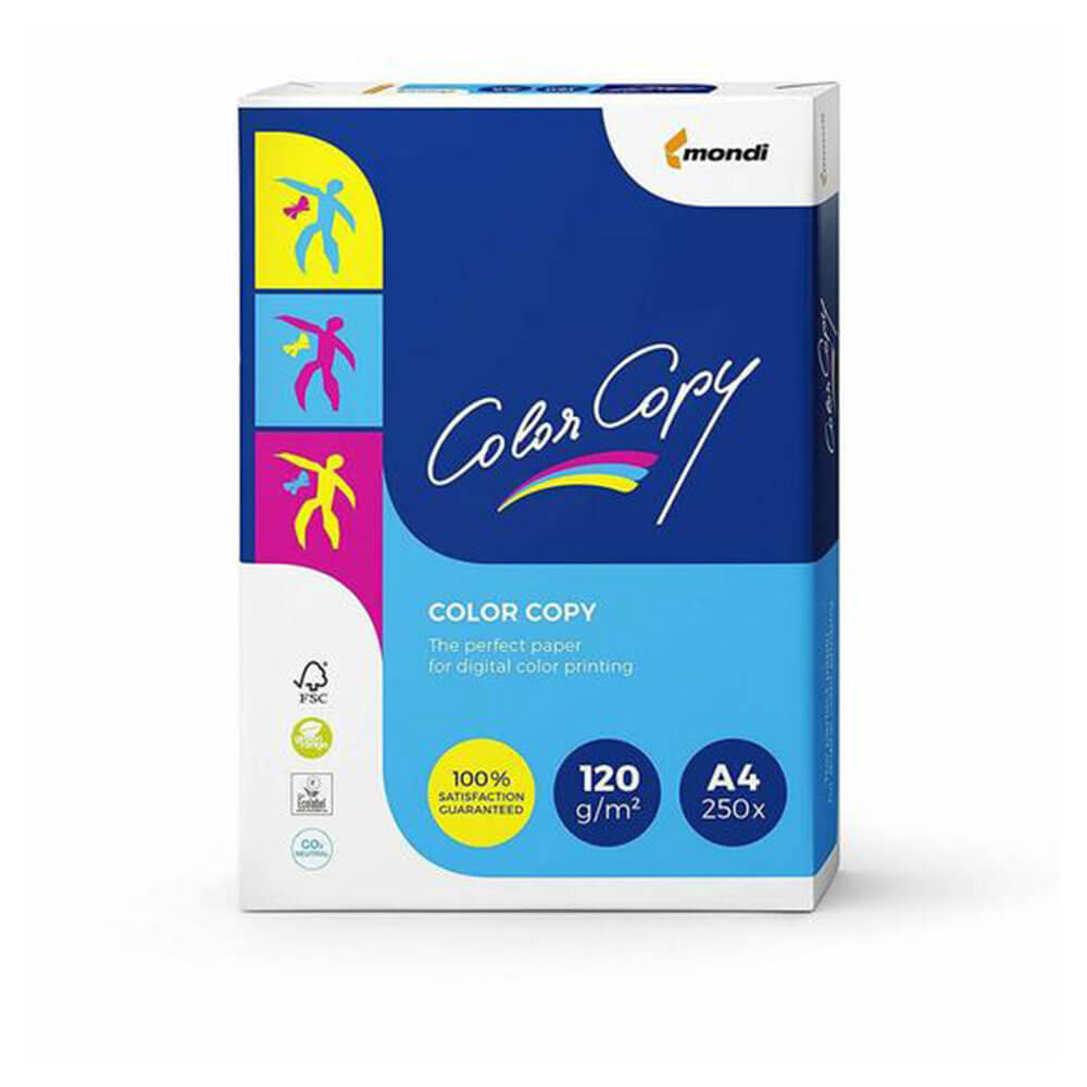 Farbkopierpapier weiß, 250 Stück, A4
