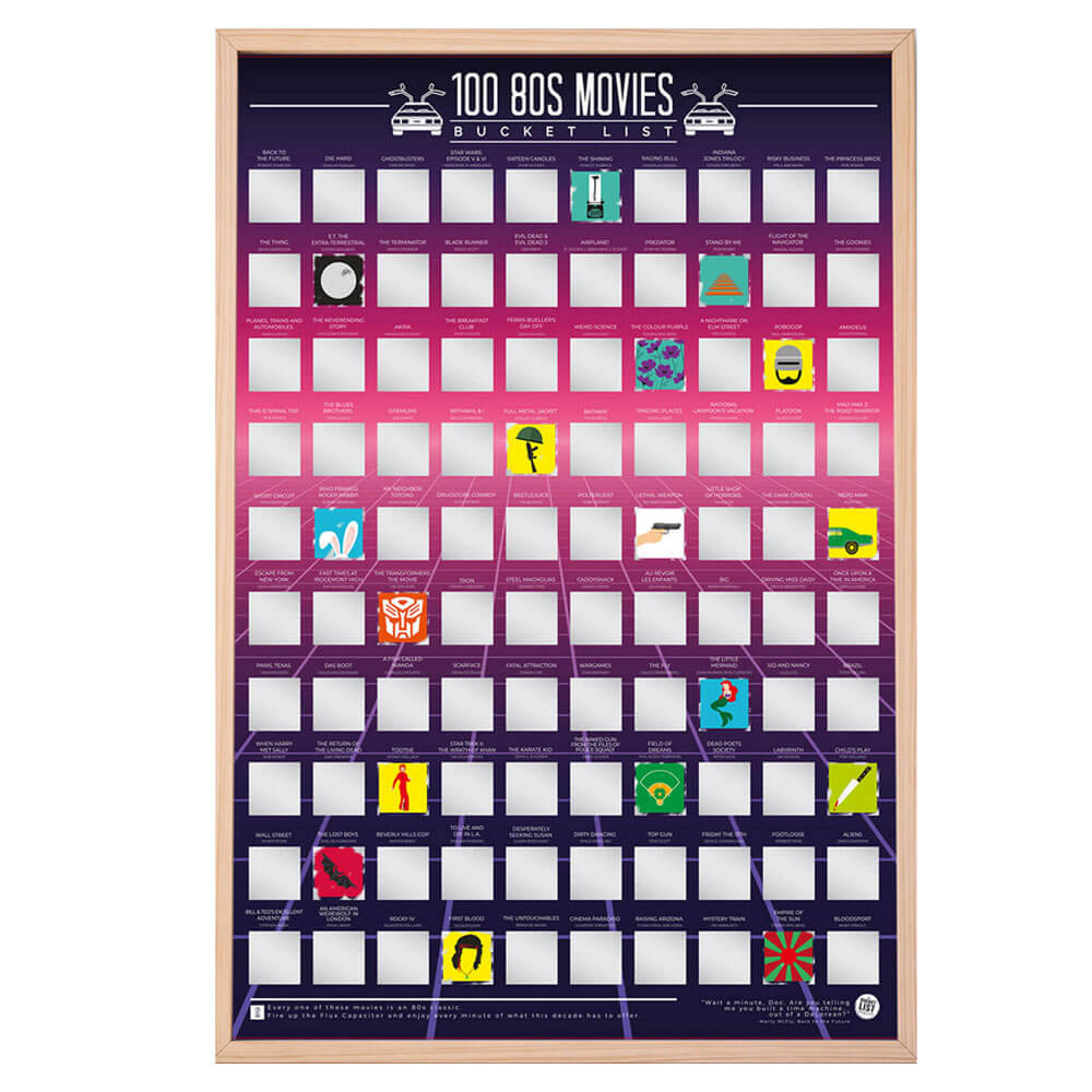 Gift Republic 100 Filme Rubbelposter