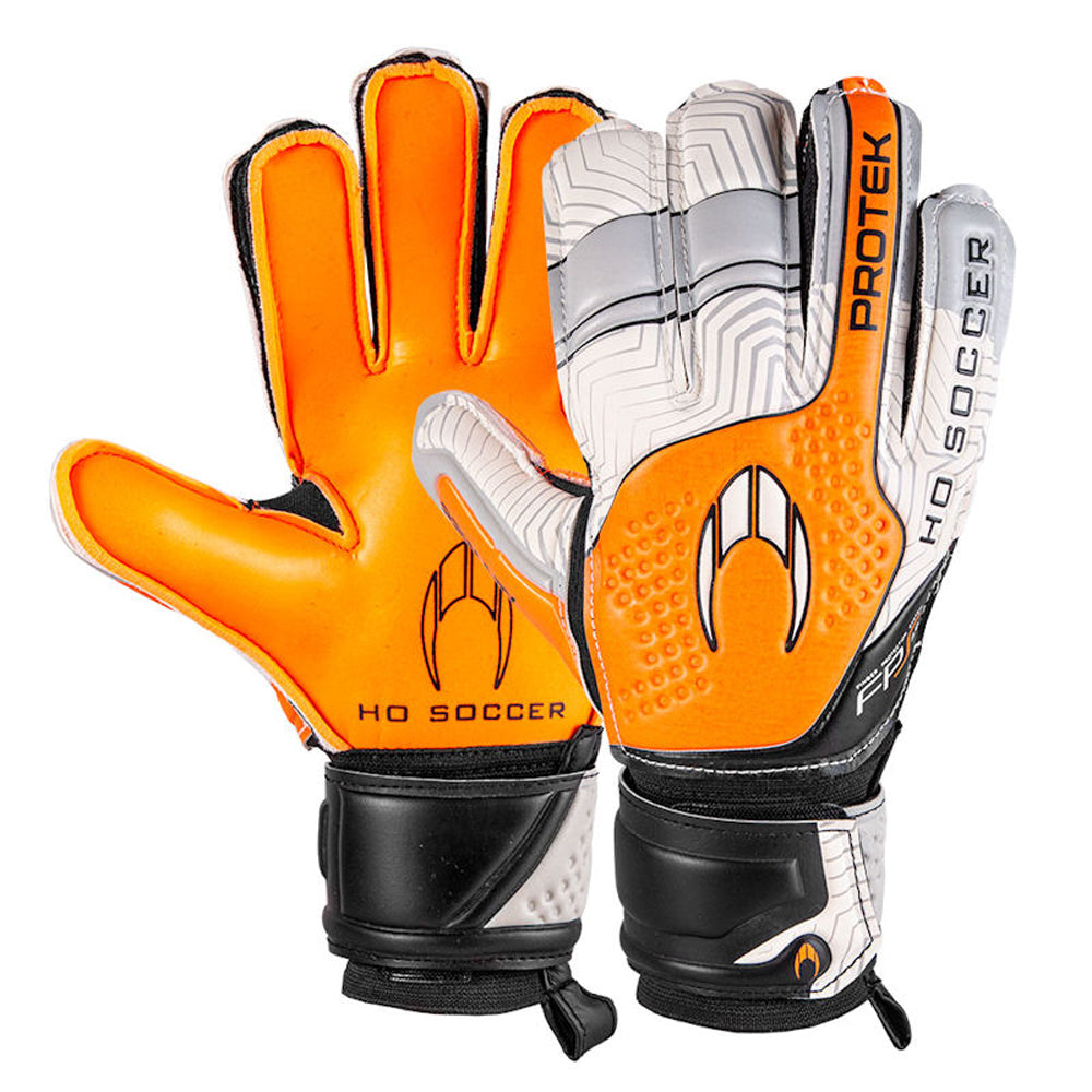 HO Primary Protek Flat Goal Keeping Gloves Size 5 (Orange)