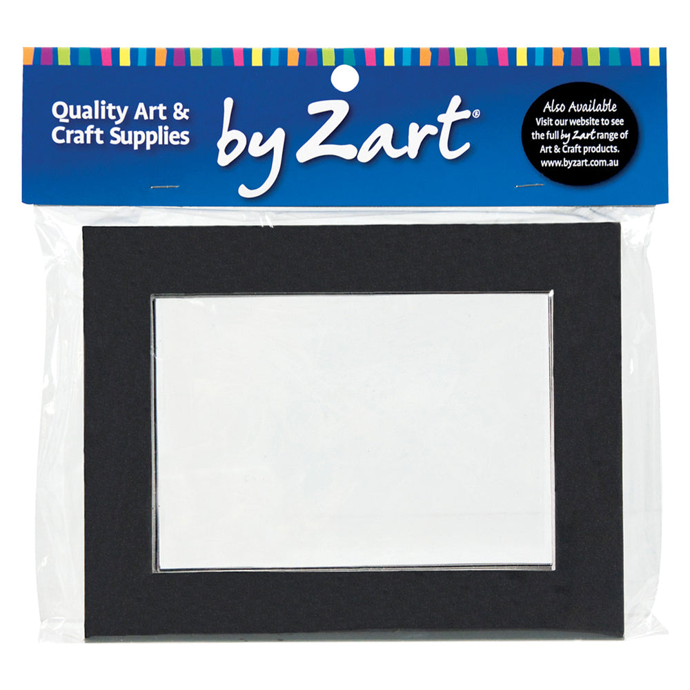 Pre-Cut Mounts A6 10pk (Black/White)