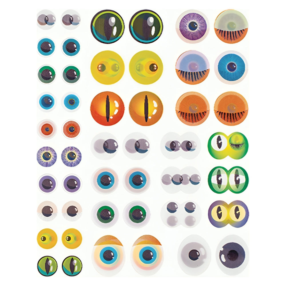 Moving Eyes Sticker 144pcs
