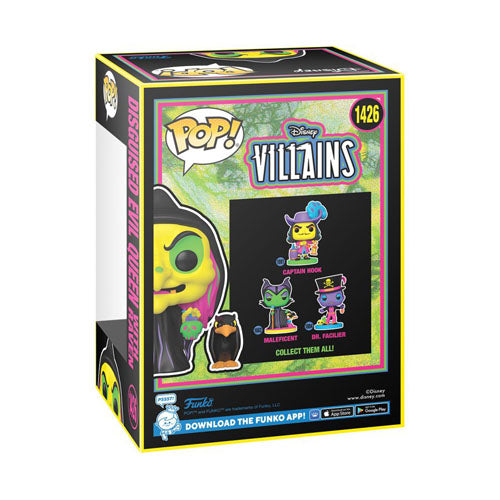 Snow White Disguised Evil Queen w/ Raven US Blacklight Pop!