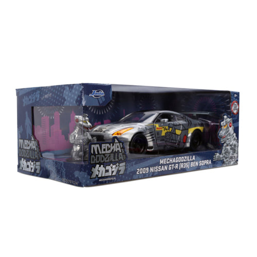 Godzilla 2009 Nissan GT-R R35 Ben Sopra 1:24 w/ Figure