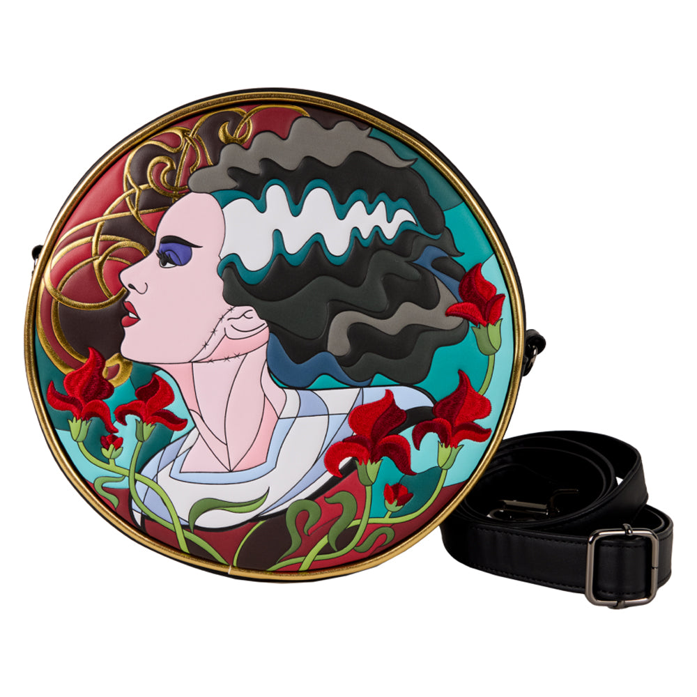 The Bride of Frankenstein Stained Glass Crossbody Bag