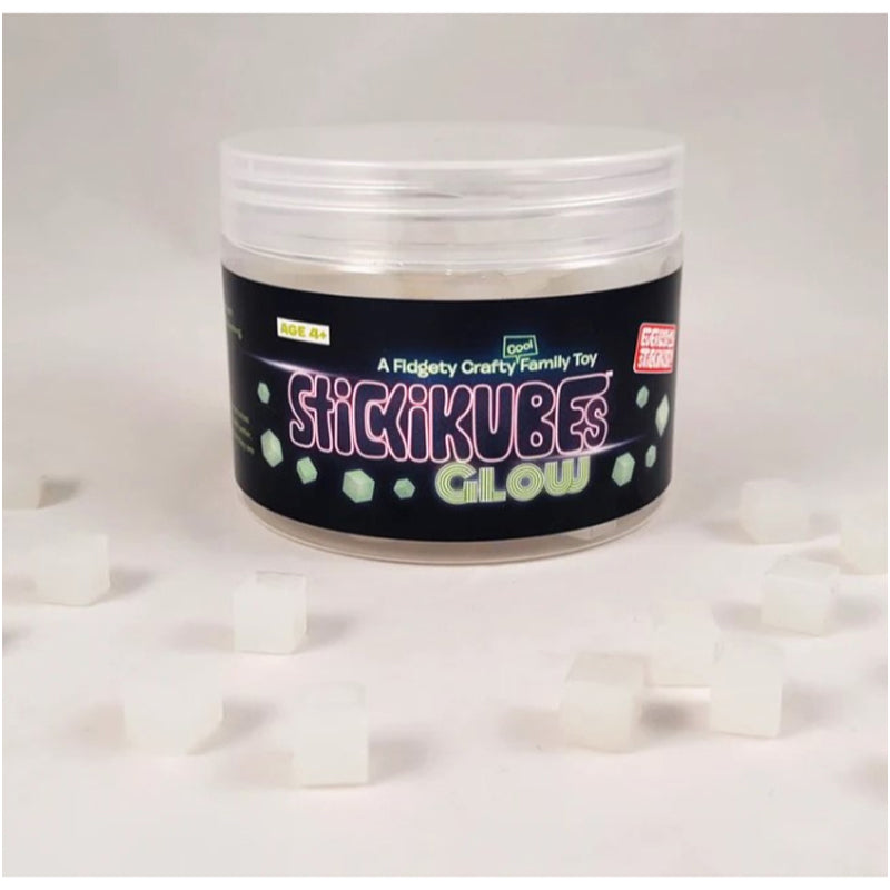 Stickikubes Glow in the Dark Tub 125pc