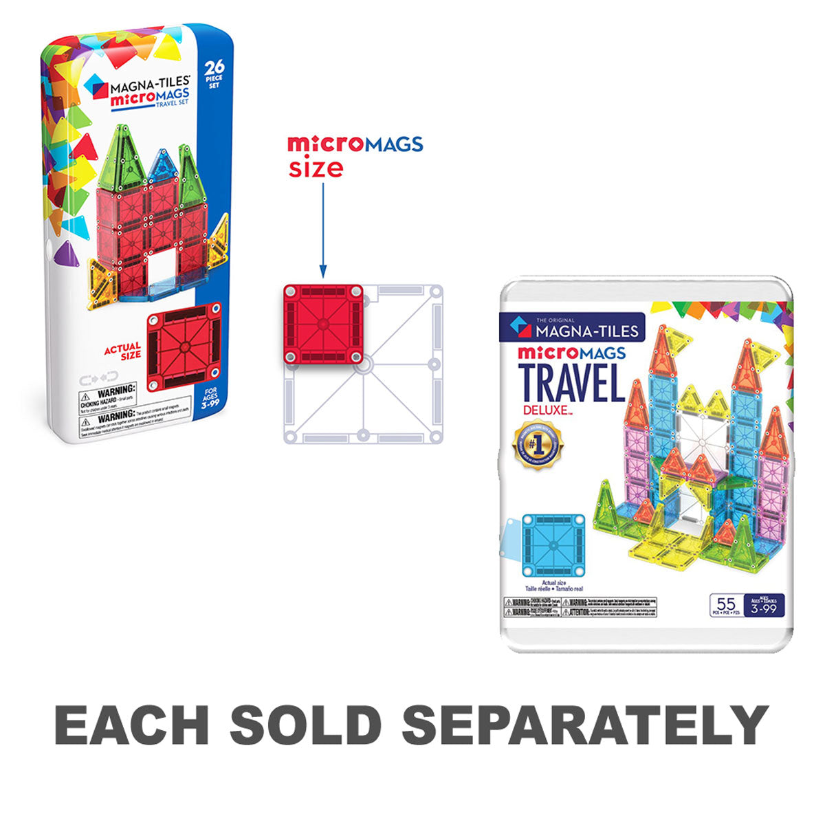 MAGNA-TILES microMAGS Travel Set