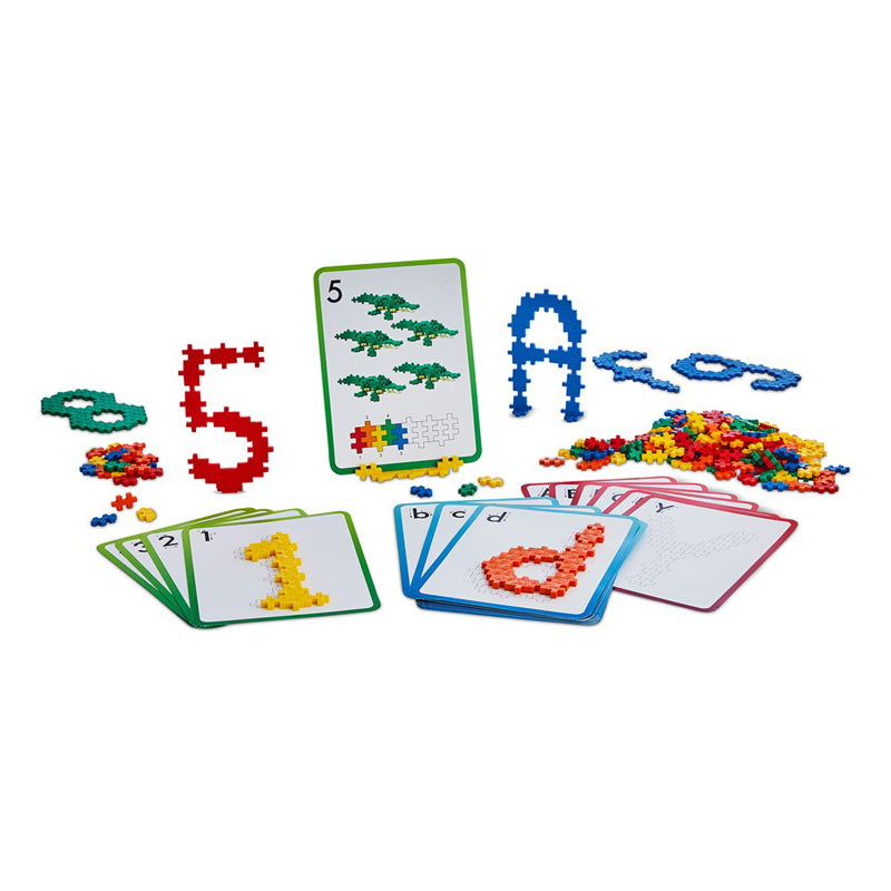 Plus-Plus Learn to Build ABC & 123 Building Blocks