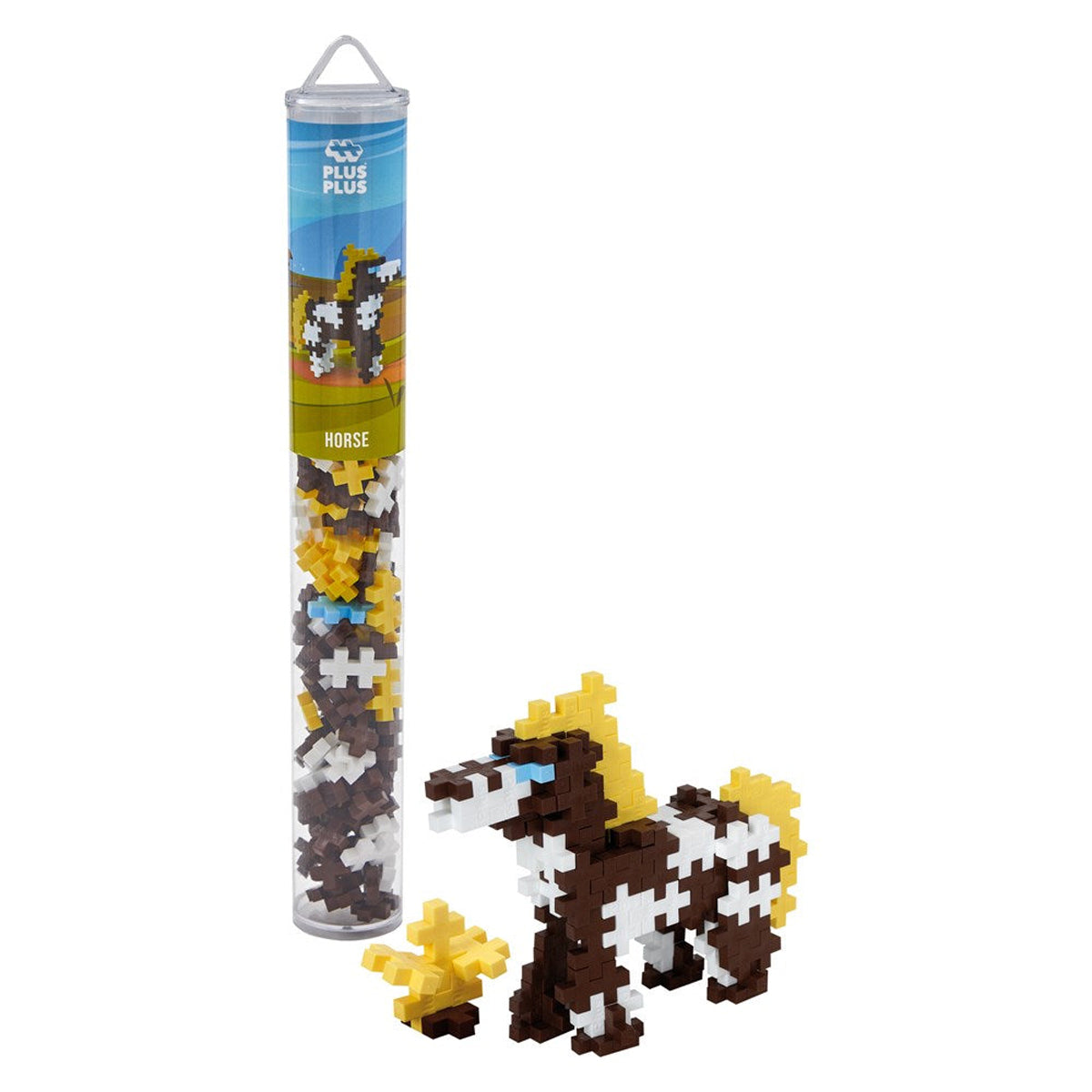 Plus-Plus Horse Building Blocks Tube 100pcs
