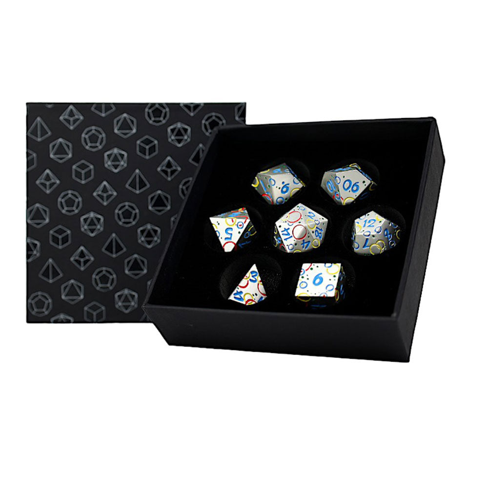LPG Inscripted Bubbles RPG Dice Set