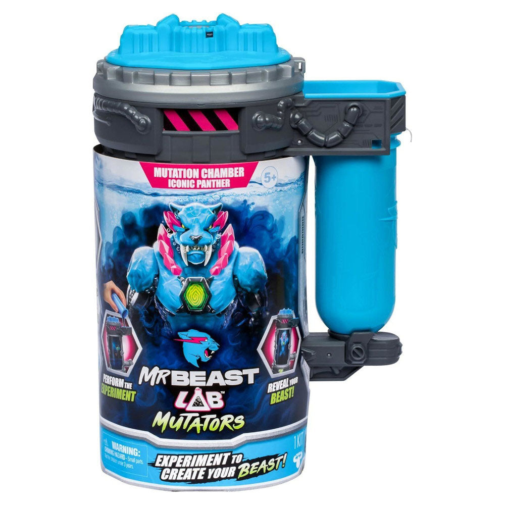 Mr Beast Lab Mutators W1 Mech Mutation Chamber Panther Figure