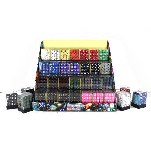 Chessex Opaque D6 Dice Blocks (Box of 50)