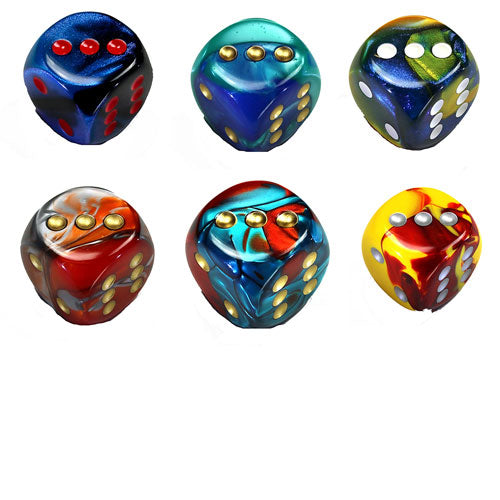 Chessex Gemini D6 Dice with Pips 30mm