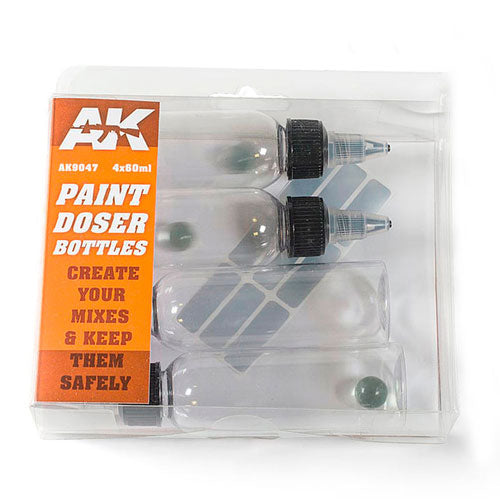 AK Interactive Paint Doser Bottles (Pack of 4)