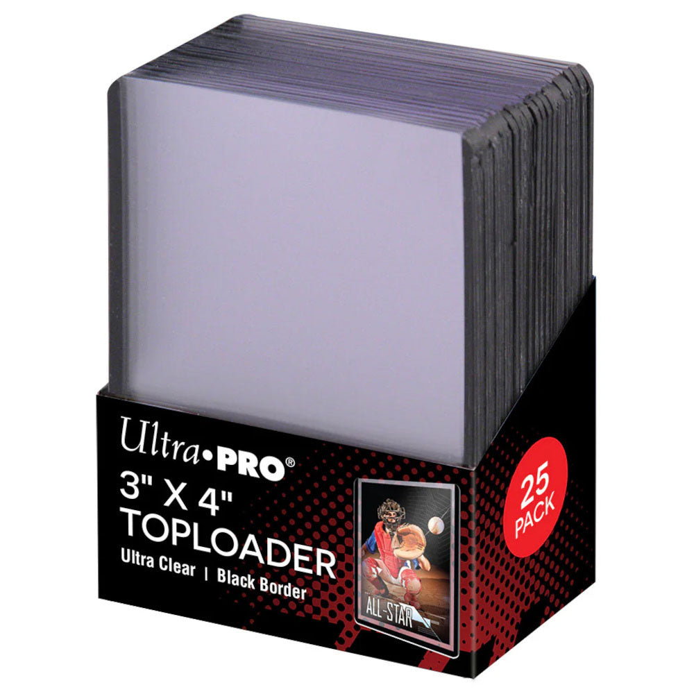 Ultra Pro Coloured Border Toploader Card Holder 25pcs (3x4in)