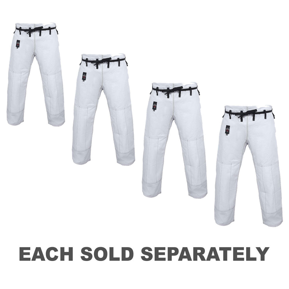 Dragon Fight Wear Competition BJJ Pants (White)