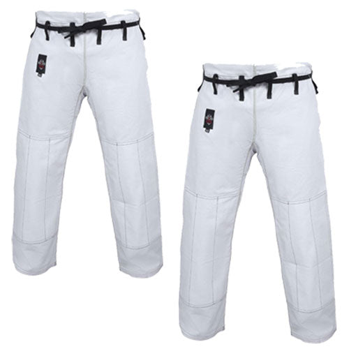 Dragon Fight Wear Competition BJJ Pants (White)