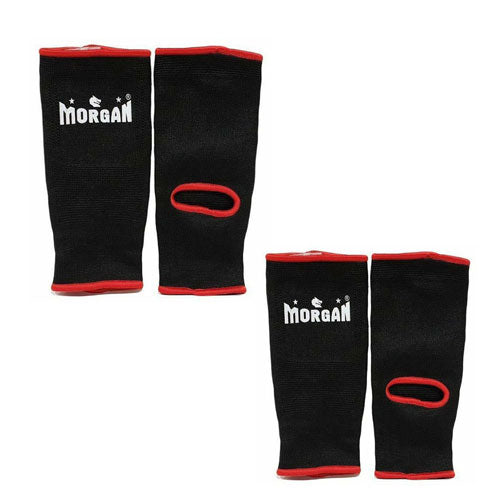 Morgan Ankle Protectors with Black/Red Trim (Pair)
