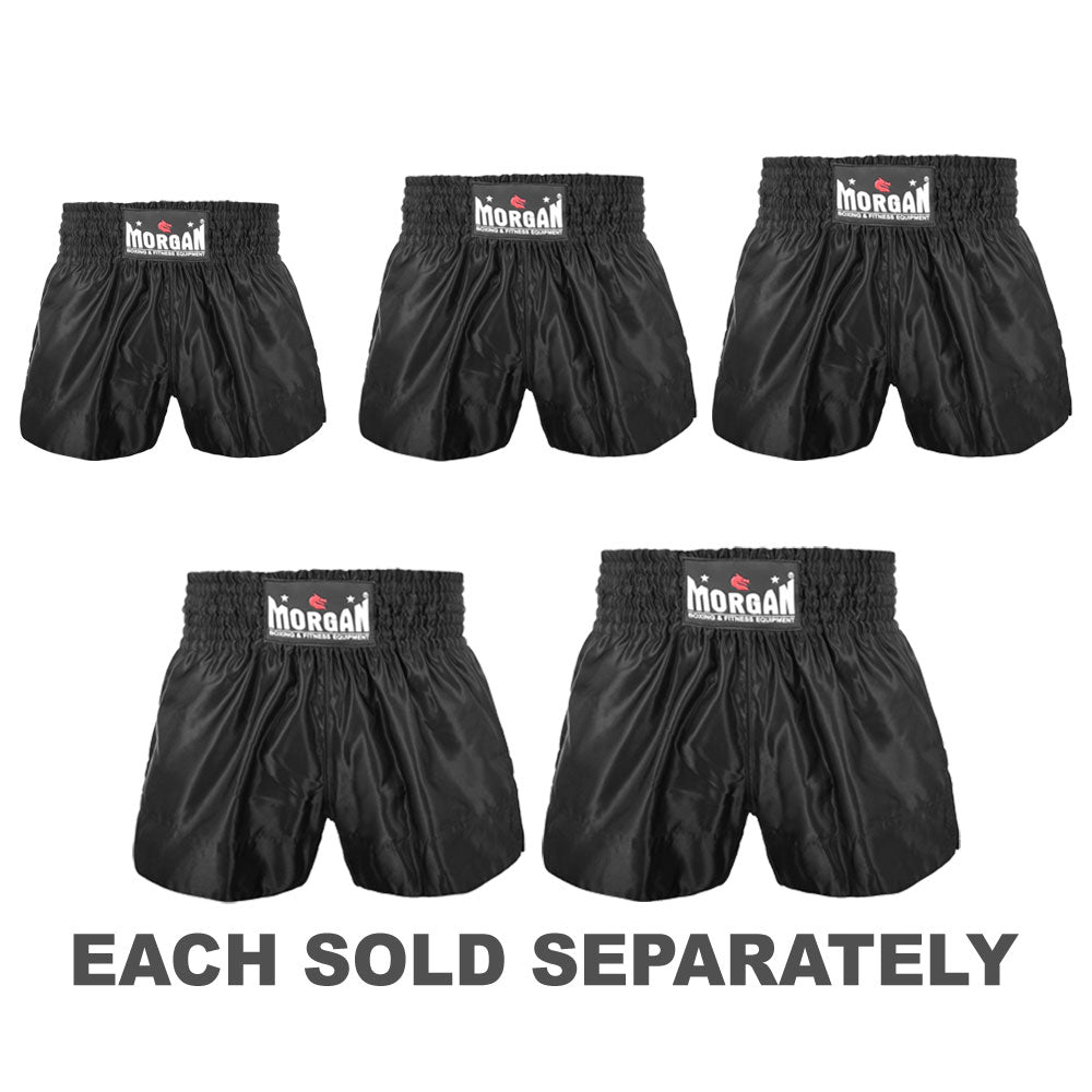 Morgan Muay Thai Shorts (Black)