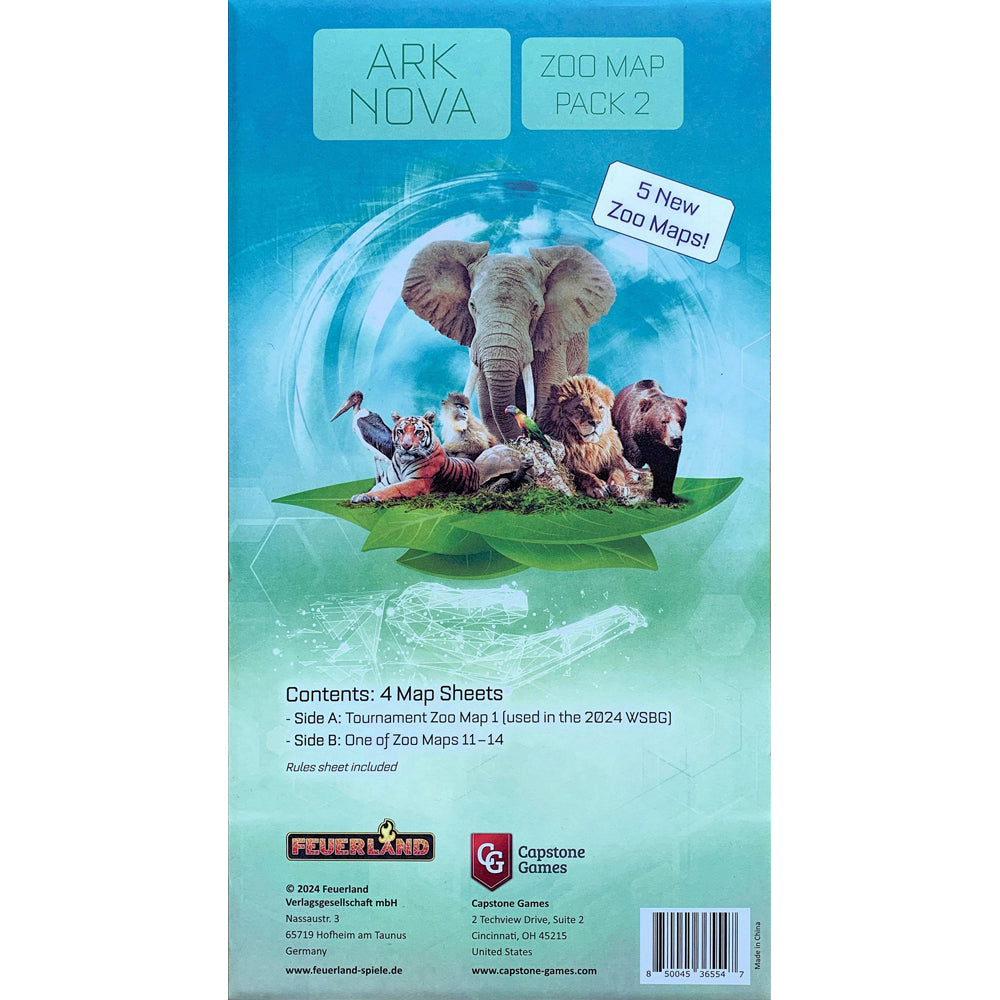 Ark Nova Zoo Map Pack 2 Game