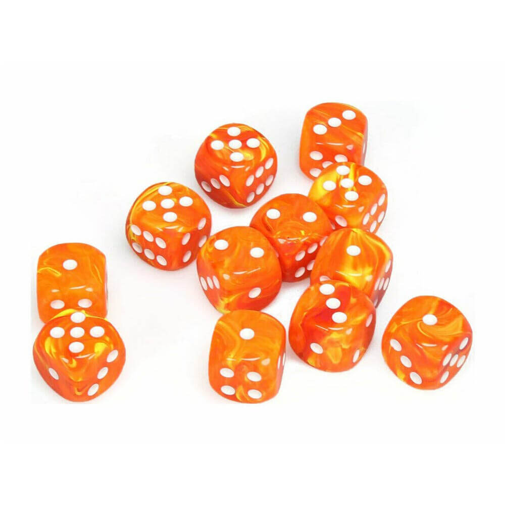 D6 Dice Vortex 16mm (12 dadi)