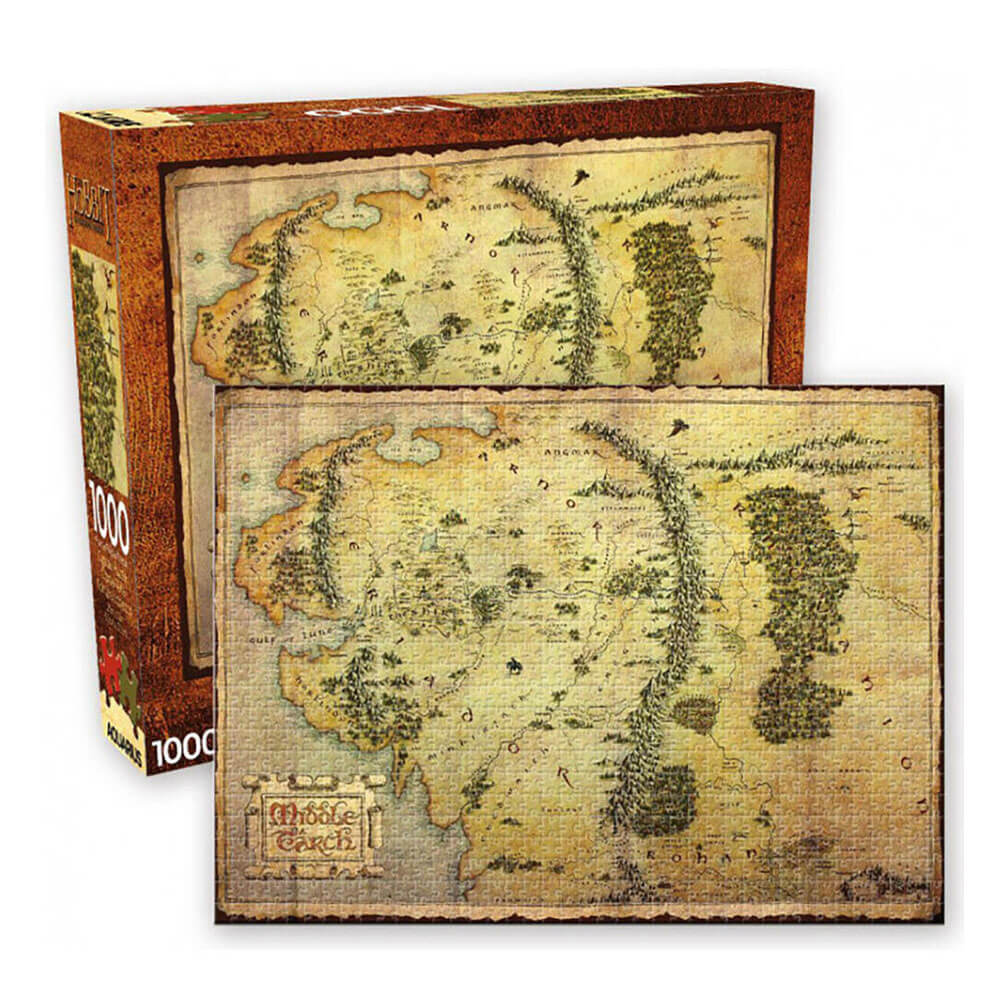 Aquarius The Hobbit Map Puzzle (1000pcs)