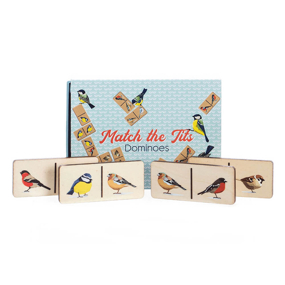 Decalques ecológicos dominóis de madeira